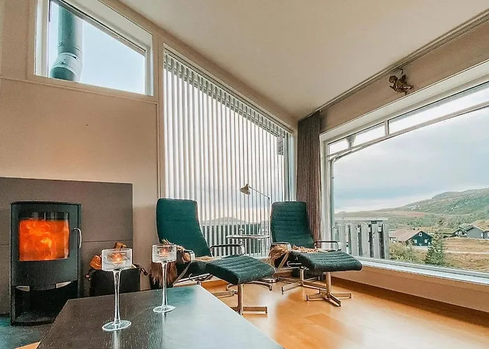 Charming Overlooking Vegglifjell Tatil Evi